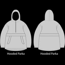 Hooded parka